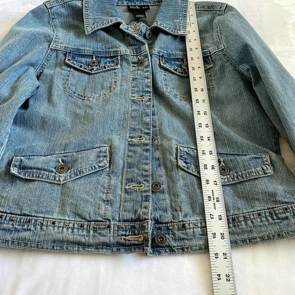 Style & Co | Beaded Jean Jacket | Size: Small - Picture 8 of 8